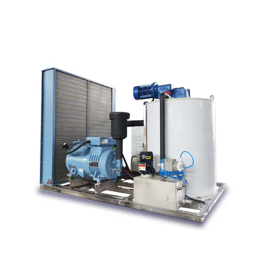 3000kg/24h Automatic Ice Storage System Flake Ice Machine